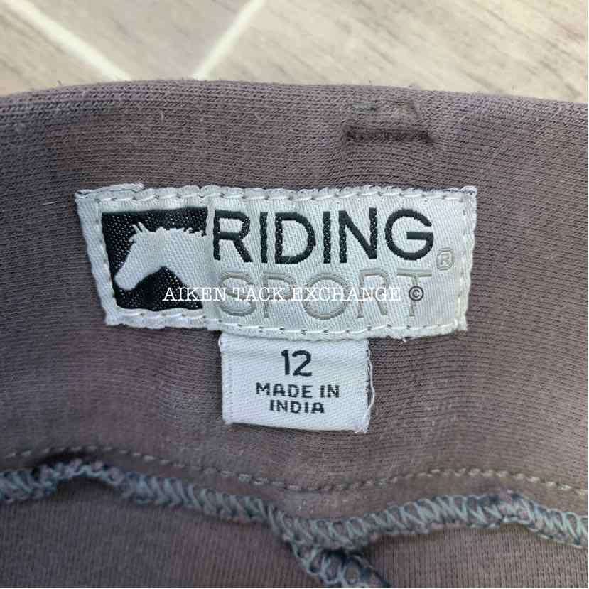 BARGAIN BUNDLE: 2 Pairs of Riding Sport Knee Patch Breeches Tights, Size 12