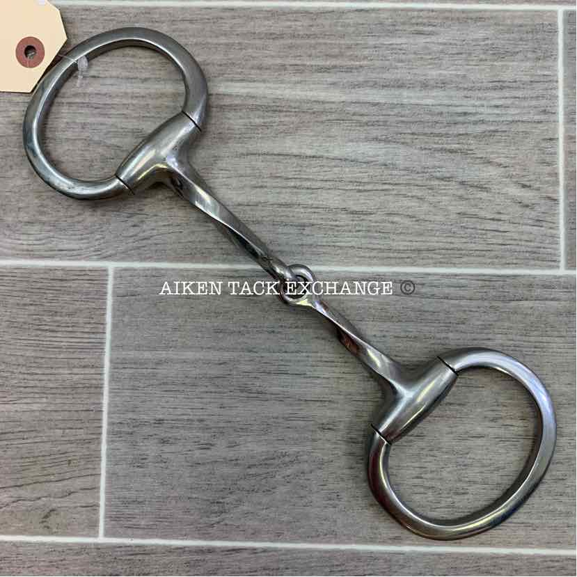 Single Joint Slow Twist Eggbutt Bit, 5.5"