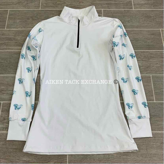 Donna B Long Sleeve Sun Shirt, Size Large