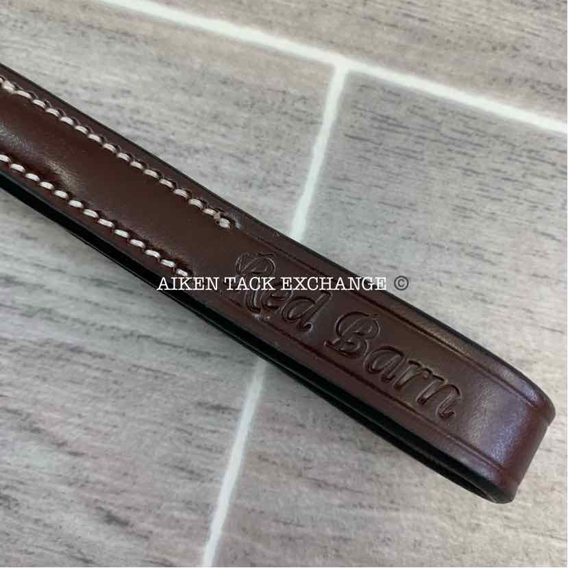 KL Select Red Barn Raised Fancy Stitch Standing Martingale, Size Pony