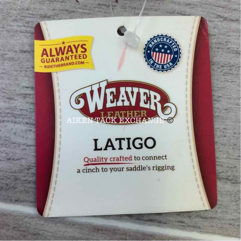 Weaver Leather Latigo Cinch Tie Strap, Burgundy, 1 3/4" x 72"