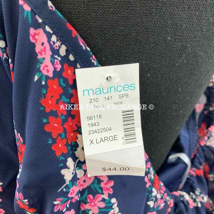 Maurices Floral Midi Dress, Size XL
