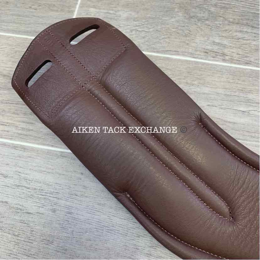 KL Select Red Barn Balance Anatomic Shoulder Relief Dressage Girth, Brown, 24"