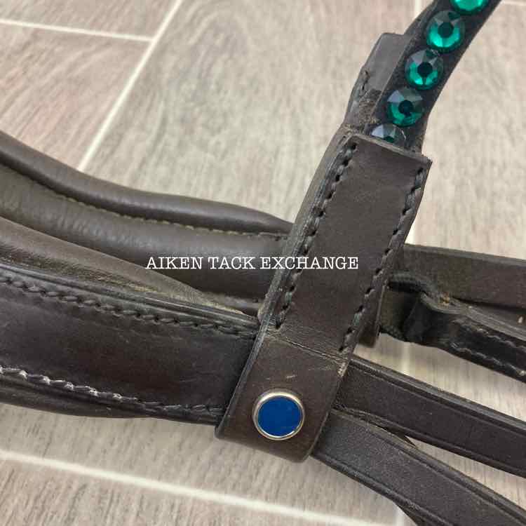 Stubben Switch Bridle w/ MagicTack Browband & Matching Reins, Full