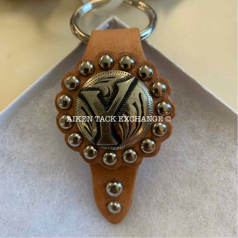 "Y" Initial Key Chain, Brand New