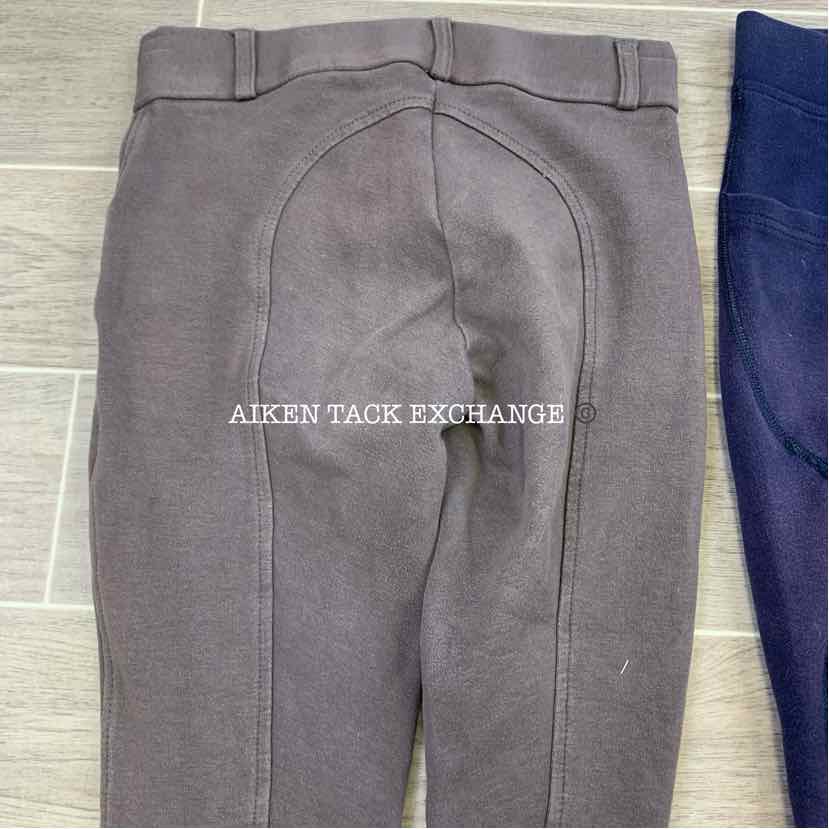 BARGAIN BUNDLE: 2 Pairs of Riding Sport Knee Patch Breeches Tights, Size 12