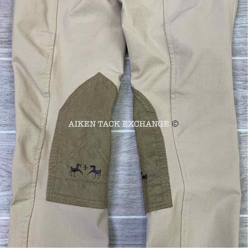 Champion Knee Patch Breeches, Children's 16 - Tan