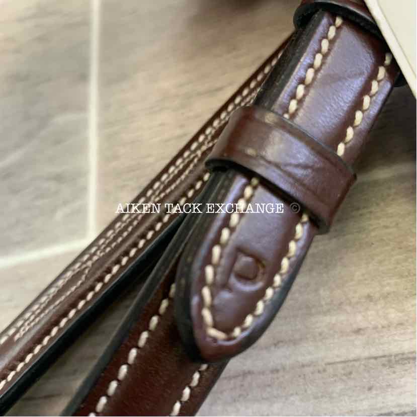 KL Select Red Barn Raised Fancy Stitch Standing Martingale, Size Pony