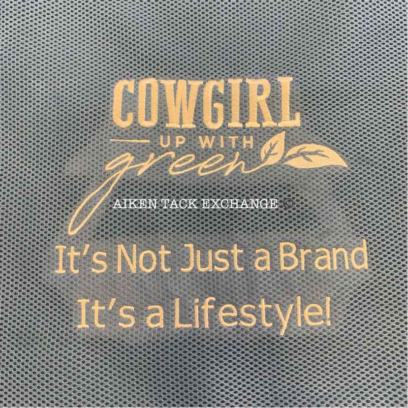 Cowgirl Up with Green Mesh Cooler 74"