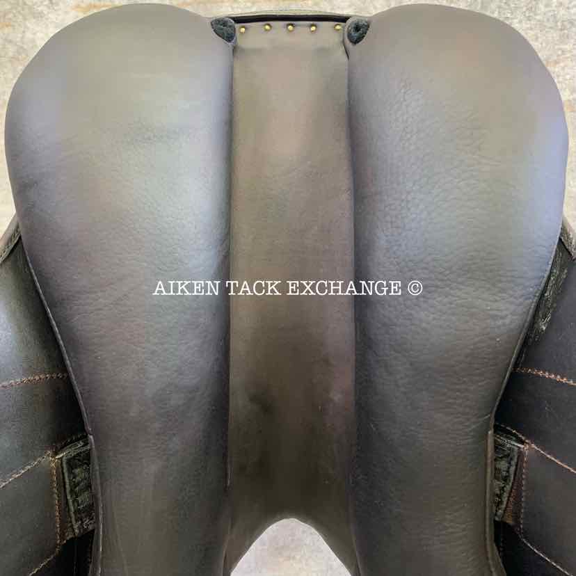 2023 MaxFlex Eventer Monoflap Jump Saddle, 17.5" Seat, Flex Tree - Adjustable (Custom Gullet), Wool Flocked Panels