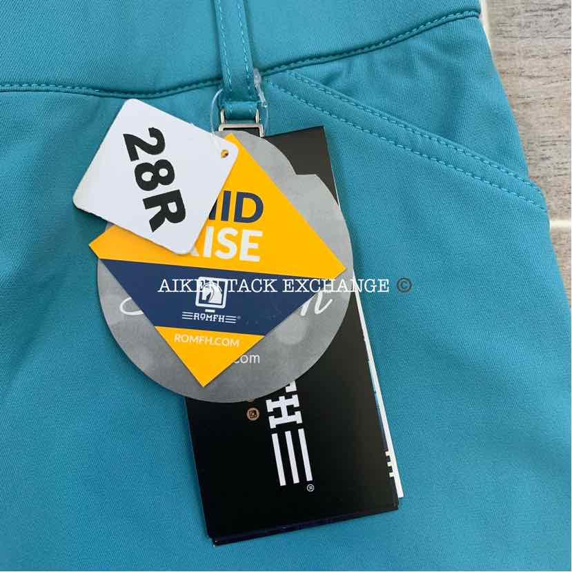 Romfh Sarafina Euro Seat Knee Patch Breeches, Size 28 R