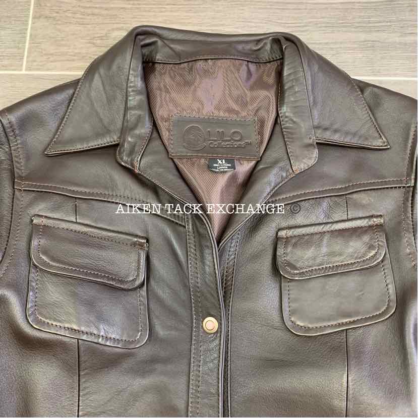 Lilo Collection 100% Genuine Leather Jacket, Size XL