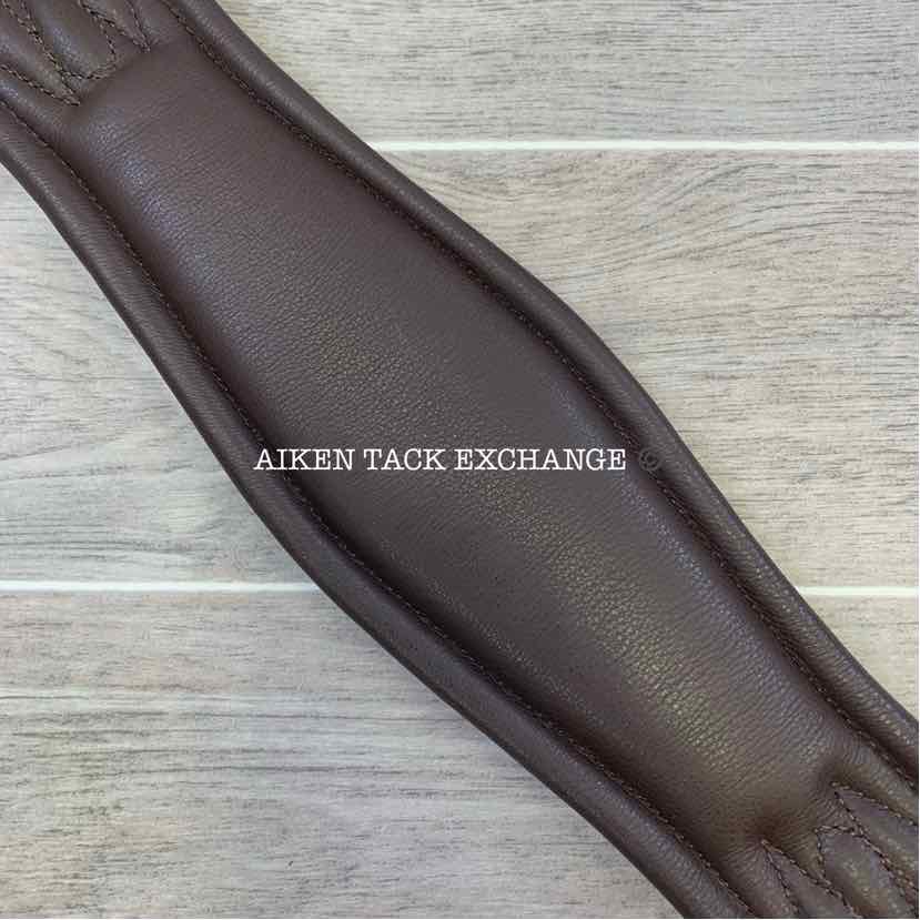 KL Select Red Barn Smart Contour Dressage Girth, Brown, 24"