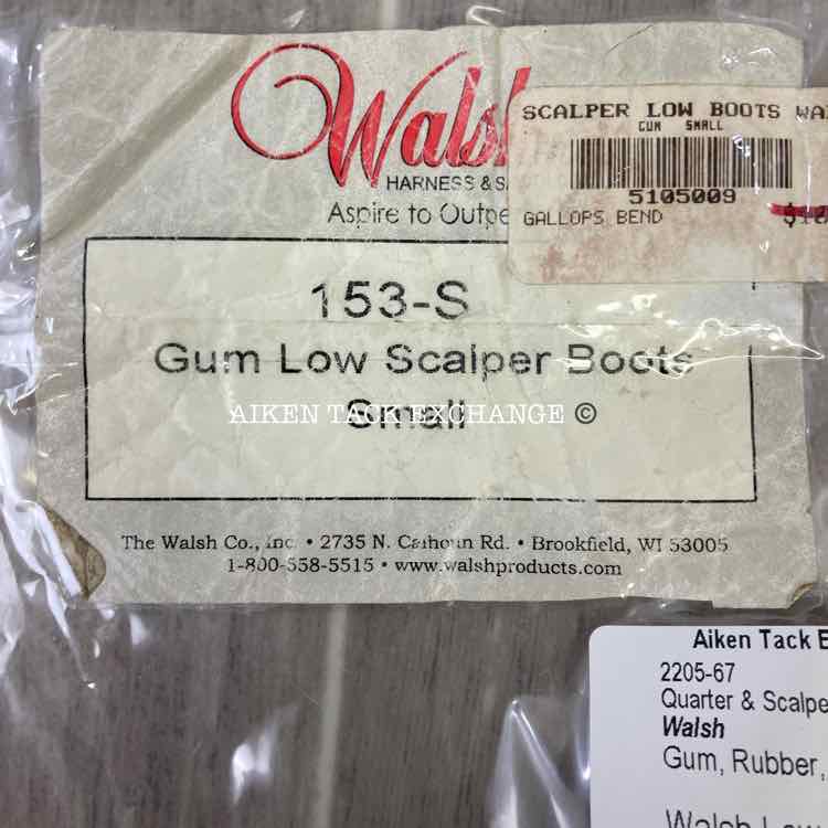 Walsh Low Scalper Boots, Gum, Size Small, Brand New