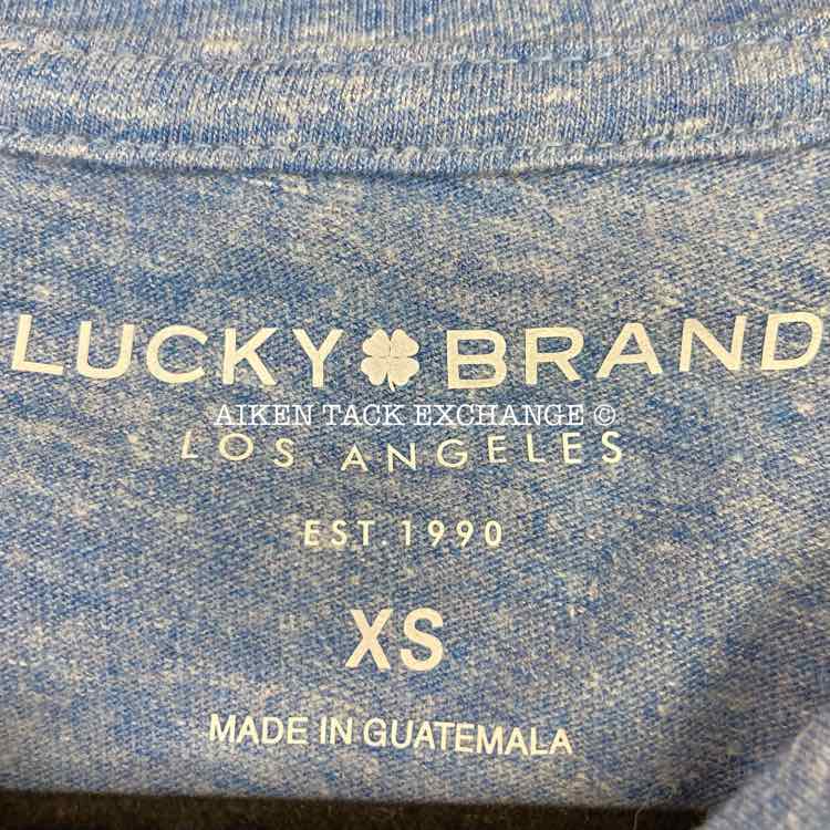 Lucky Brand Short Sleeve Top, XSmall