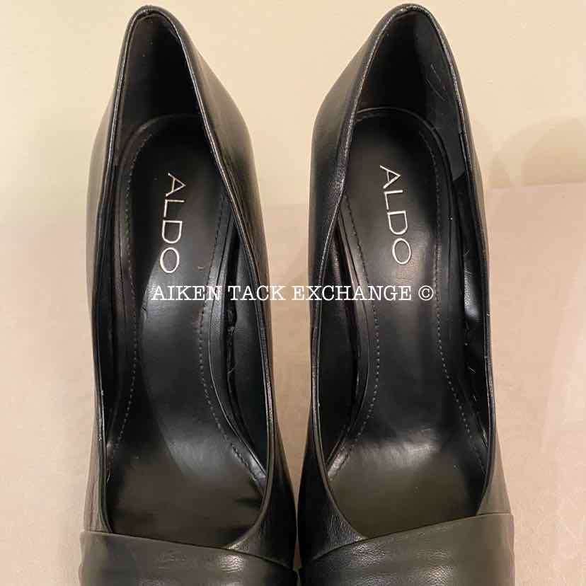 Women's 8, Aldo Pointed Toe Stiletto Heel Pumps, Black:Arielle's Wardrobe: Footwear:Aldo:The Aiken Tack Exchange
