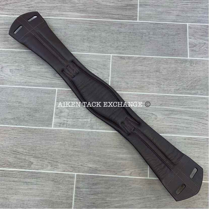 KL Select Red Barn Smart Contour Dressage Girth, Brown, 22"