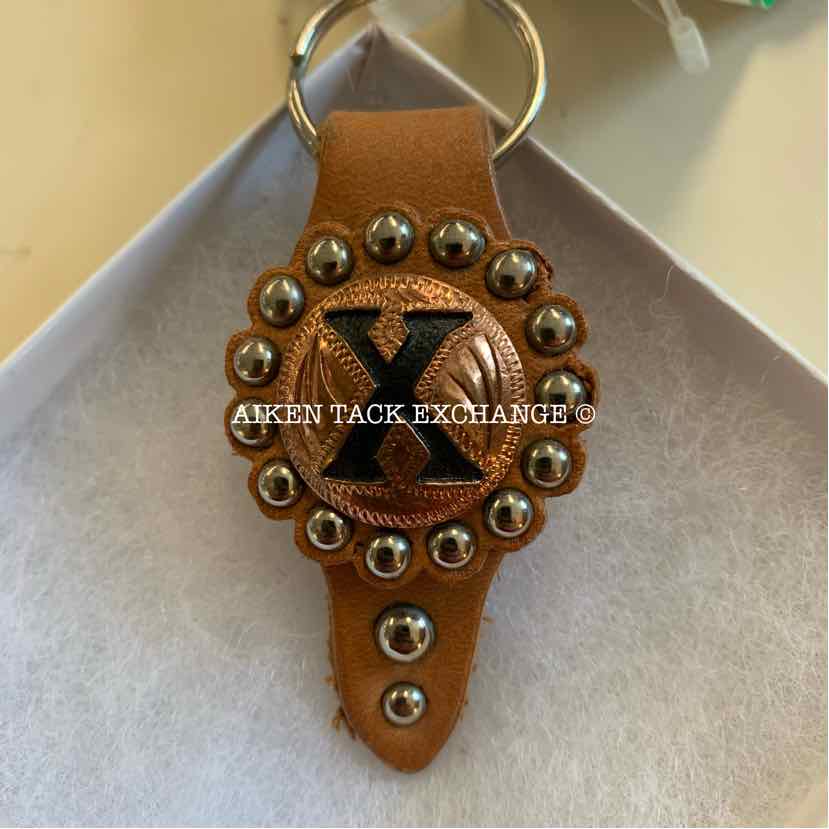 "X" Initial Key Chain, Brand New